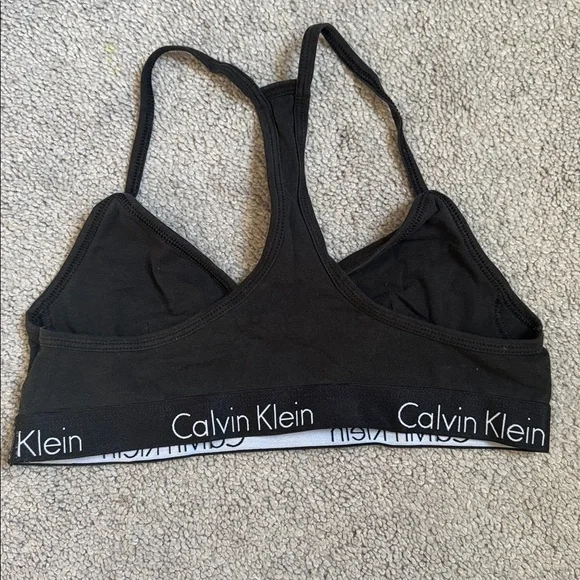 Calvin Klein Black Sports Bra - Picture 2 of 3
